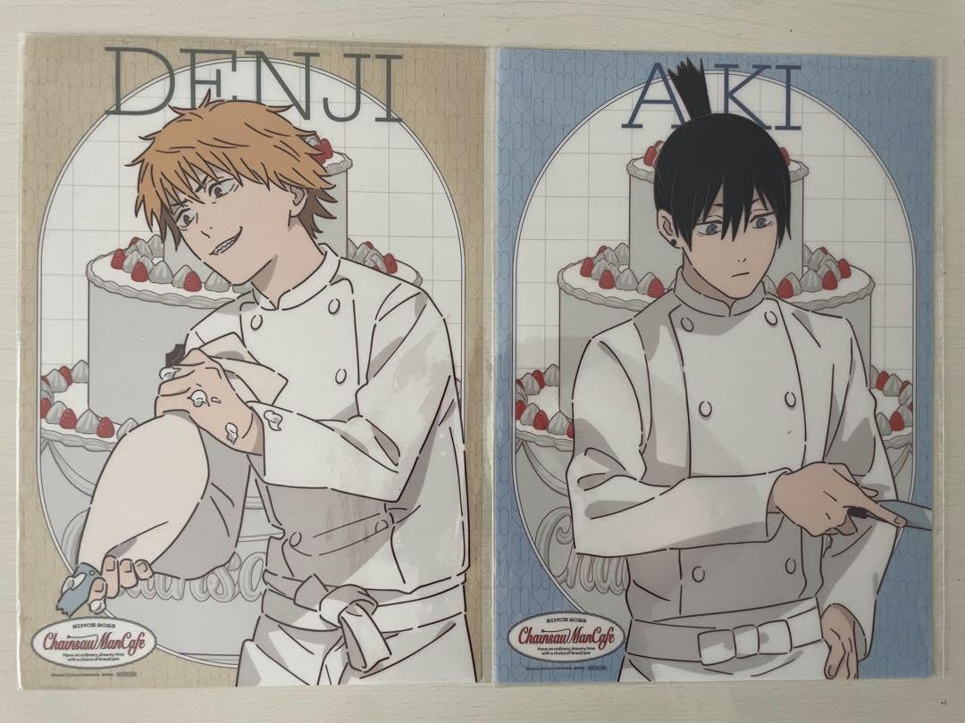 Amazon.co.jp: チェンソーマン コラボカフェ ポスター デンジ 早川アキ